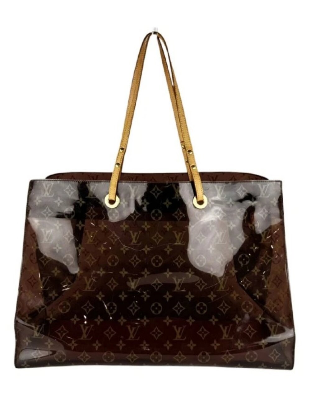 LOUIS VUITTON Monogram Cabas Cruise Handbag Brown PVC/Leather